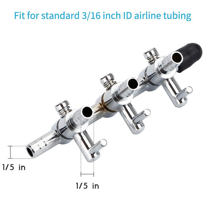 Aquarium Tank Air Flow Distributor Splitter Control - PetzLifeWorld