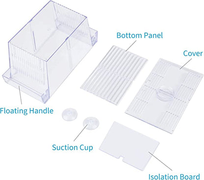 Boyu Fish Breeding Box Tank Hatchery Incubator Aquarium Isolation Box for Baby Shrimp Guppy