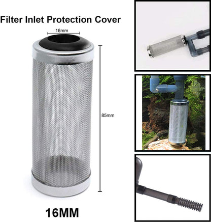 Aquarium Stainless Steel Shrimp Mesh Filter Guard - PetzLifeWorld