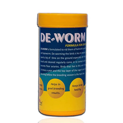 Star Farms De-Worm Pet Birds Health Supplements With Unique Formula For Deworming The Birds - 100 g