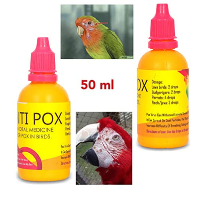 Star Farms Birds Eye Care, Anti-Pox Health Supplements - (50 ml Each), Combo Pack of 2