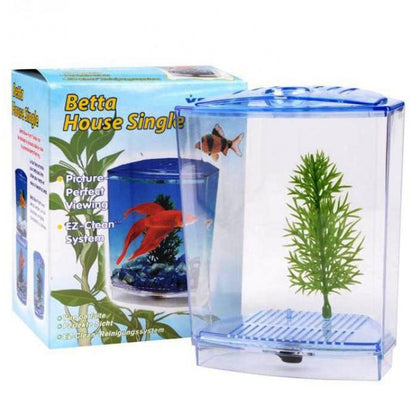 Petzlifeworld Acrylic Mini plastic Fish Tank /Betta / Fighter - PetzLifeWorld