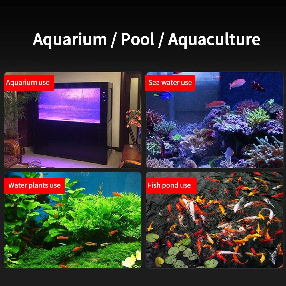 Uv sterilizer outlet for freshwater aquarium