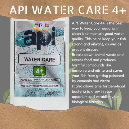 Aquarium Products India (API) Water Care 4 Plus | Beneficial Bacteria for Aquarium Fish Tank (Pack of 2 | Can Be Use for 4 Feet Tank)