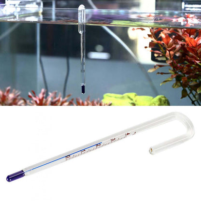 Hanging Glass Thermometer For Aquarium Fish Tank Suitable for 8-12 Mm Glass