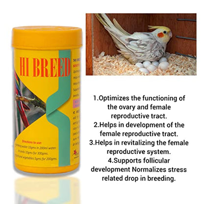 Star Farms Hi Breed Pet Birds Health Supplements With Unique Formula For Breeding Pet Birds - 100 Grams