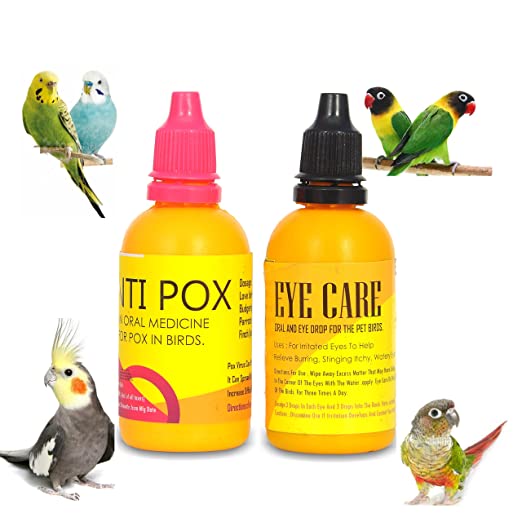 Star Farms Birds Eye Care, Anti-Pox Health Supplements - (50 ml Each), Combo Pack of 2