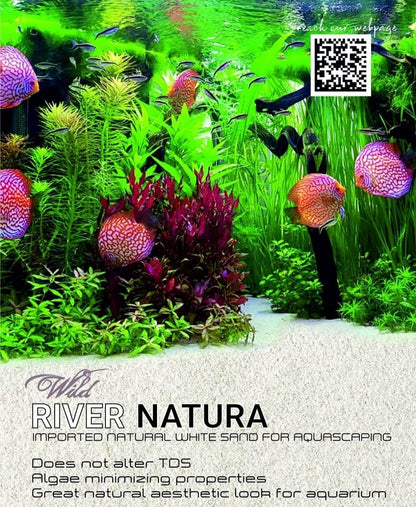 Aquatic Remedies River Natura Imported Natural White Sand for Aqua scaping