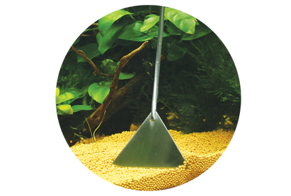 Aquascaping Stainless Steel Sand Flatner Substrate Scaptula 32 cm Aquarium Tools - PetzLifeWorld