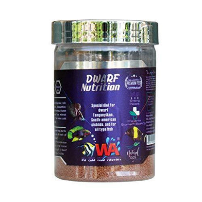 WA Dwarf Cichlid Nutrition Sinking Pellets 220g - PetzLifeWorld