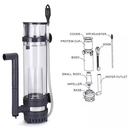 Boyu Protein Skimmer For Salt Water Marine Aquarium | WG 310 | 8W | Suitable For 80-120L Fish Tank