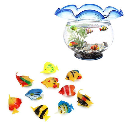 Floating Plastic fish Pack of 10 - PetzLifeWorld