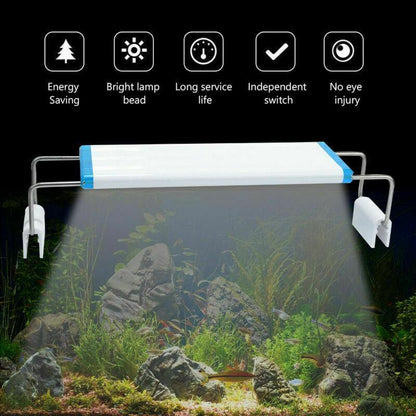 Petzlifeworld LA-40 Ultra Thin Grass Frame Aquarium Clip Light - PetzLifeWorld