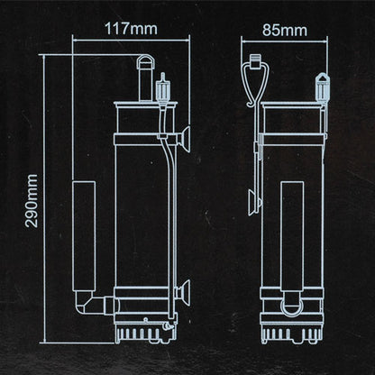 Boyu Protein Skimmer For Salt Water Marine Aquarium | WG 310 | 8W | Suitable For 80-120L Fish Tank