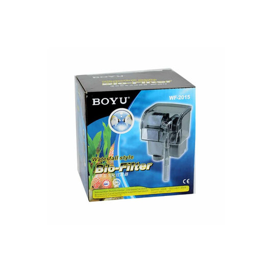 Boyu WF-2015 Water Fall Style Aquarium Hang On Filter | Power : 6W | Output : 150L/H