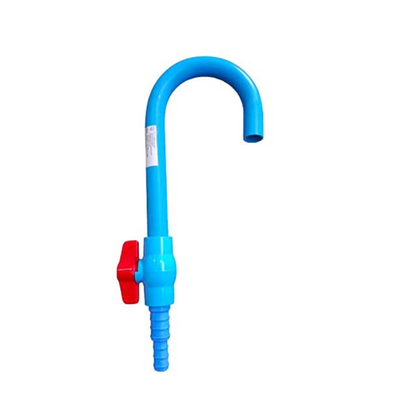 PetzLifeworld Aquarium Fish Tank Blue Water Filling J - Pipe - Easy to Hold The Pipe on The Tank.