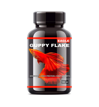 Eagle Guppy Flakes, 100ML - PetzLifeWorld