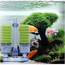 Aquatic Remedies NA-001 Aquarium Air Operated Sponge Bio Filter with X-Lone Media & X-Bac Bacteria