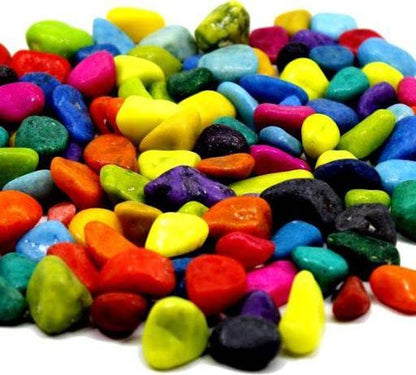 Petzlifeworld Aquarium Colour Pebbles Stone - PetzLifeWorld